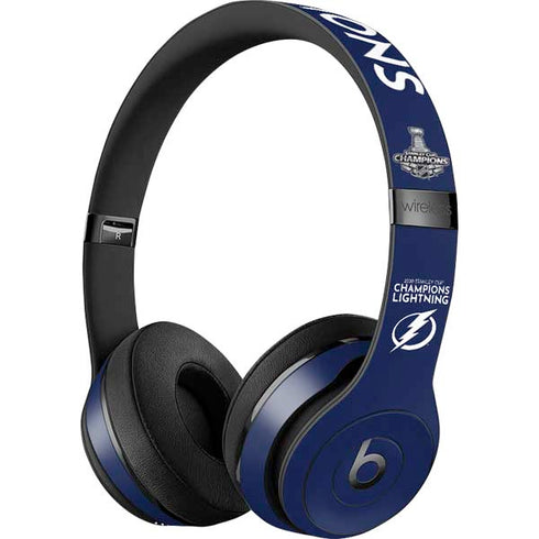 NHL 2020 Stanley Cup Champions Lightning Beats Solo 3 Wireless Skin